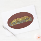 Brandweerstand bij Rest Ovale Sticker (Envelop)