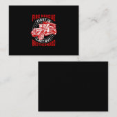 Brandweerstand eerst laatste broederschap brandwee visitekaartje (Voorkant / Achterkant)