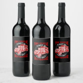 Brandweerstand eerst laatste broederschap brandwee wijn etiket (Flessen)