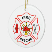 Brandweerstand Keramisch Ornament (Links)