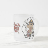 Brandweerstation Beer Matglas Koffiemok (Voorkant rechts)