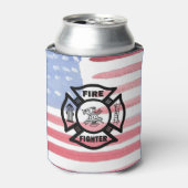 Brandweerstation Logo Blikjeskoeler (Blikje Voorkant)