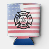 Brandweerstation Logo Blikjeskoeler (Voorkant)