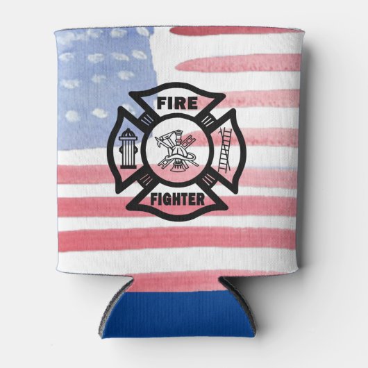 Brandweerstation Logo Blikjeskoeler (Voorkant)