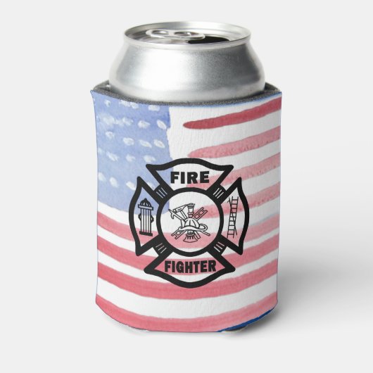 Brandweerstation Logo Blikjeskoeler (Blikje Achterkant)