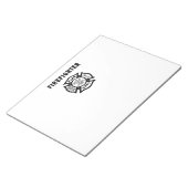 Brandweerstation Logo Notitieblok (Schuin)