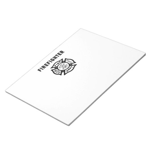 Brandweerstation Logo Notitieblok (Schuin)