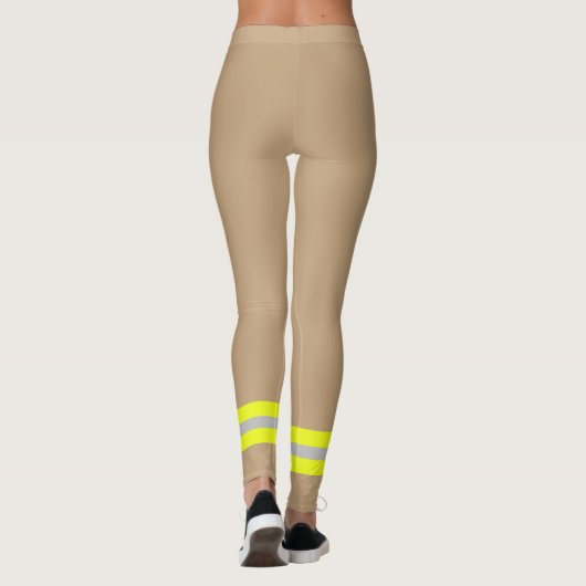 Brandweerstijl Leggings (Achterkant)