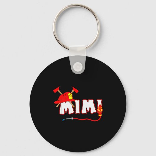 Brandweertante Shirt Brandweer Hydrant Sleutelhanger (Voorkant)