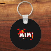 Brandweertante Shirt Brandweer Hydrant Sleutelhanger (Voorkant)