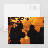 Brandweerteam Briefkaart (Voorkant / Achterkant)