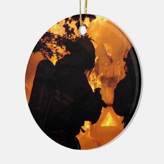 Brandweerteam Keramisch Ornament (Links)