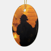 Brandweerteam Keramisch Ornament (Links)