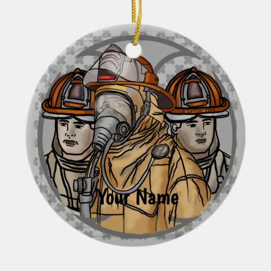 Brandweerteam ornament (Voorkant)