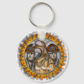 Brandweerteam sleutelhangers (Voorkant)