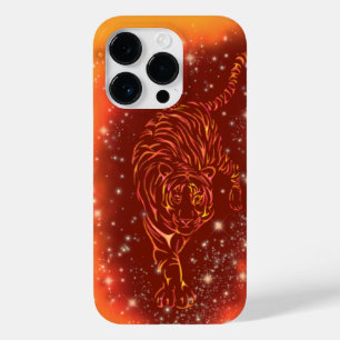 Brandweertijger met iPhone Case Sterrennacht