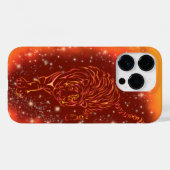 Brandweertijger met iPhone Case Sterrennacht (Achterkant (horizontaal))