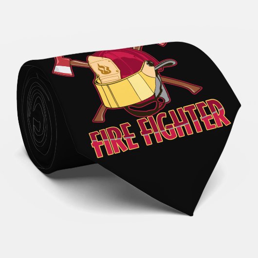 Brandweertrilling Stropdas (Opgerold)