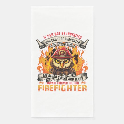 brandweeruil servet (Voorkant)