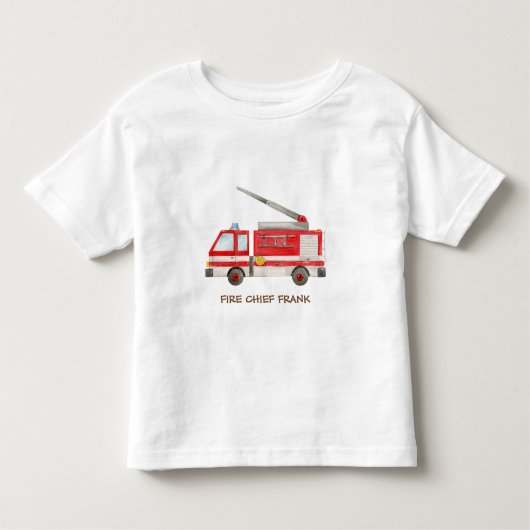 Brandweeruitrusting Brandweerauto Kinder Shirts (Voorkant)