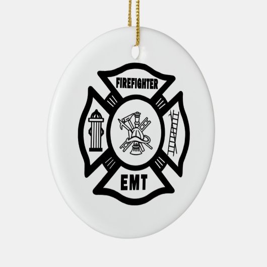 Brandweeruitrusting EMT Keramisch Ornament (Rechts)
