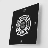Brandweeruitrusting EMT Vierkante Klok (Hoek)