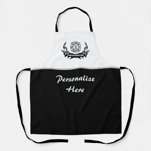 Brandweeruitrusting Logo Tattoo Schort (Voorkant)