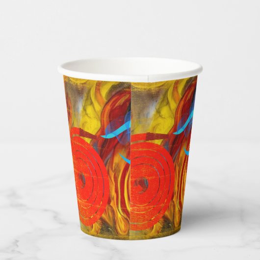 Brandweeruitrusting Papieren Bekers (Rechts)