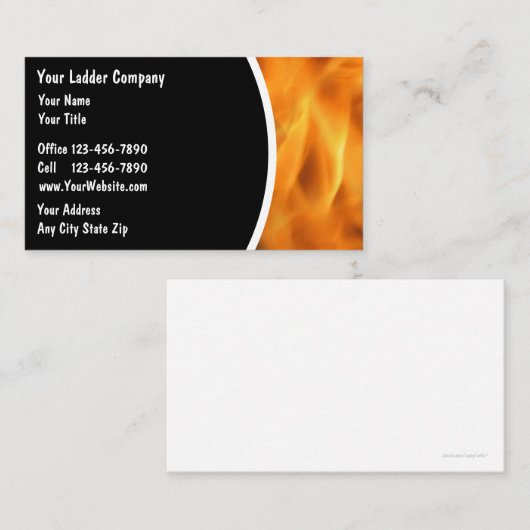 Brandweeruitrusting Visitekaartjes (Voorkant / Achterkant)