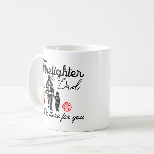 Brandweervader | VADERDAG Koffiemok (Voorkant links)