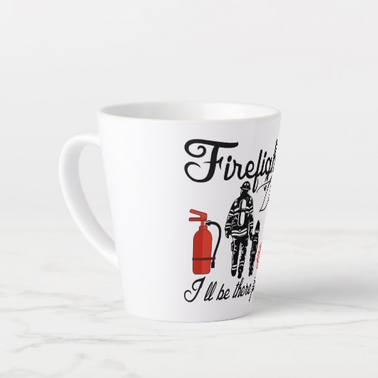 Brandweervader | VADERDAG Latte Mok (Linkerhoek)