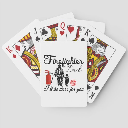 Brandweervader | VADERDAG Pokerkaarten (Achterkant)