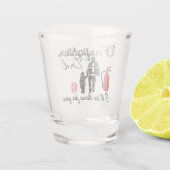 Brandweervader | VADERDAG Shot Glas (Achterkant)