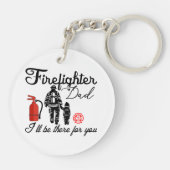 Brandweervader | VADERDAG Sleutelhanger (Achterkant)
