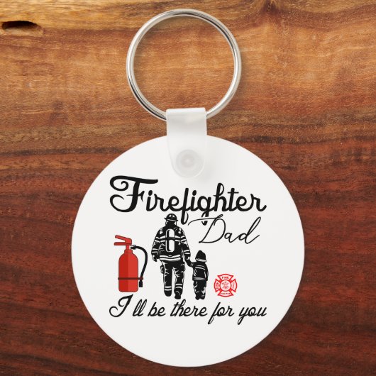 Brandweervader | VADERDAG Sleutelhanger (Voorkant)