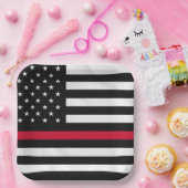 Brandweervlag Papieren Bordje (Feest)