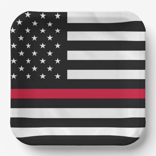 Brandweervlag Papieren Bordje (Voorkant)