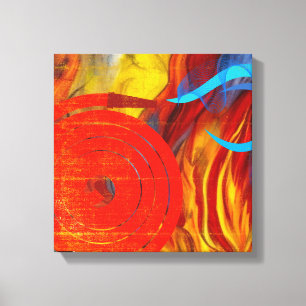 Brandweervlam Canvas Afdruk