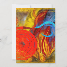 Brandweervlam Feestdagenkaart