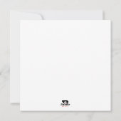 Brandweervlam Feestdagenkaart (Achterkant)