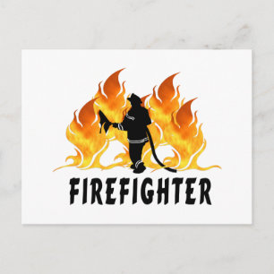 Brandweervlammen Briefkaart
