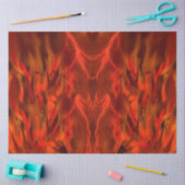 Brandweervlammen ontkoppelen achtergrond tissuepapier (Craft)