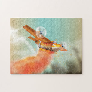 Brandweervliegtuig Luchtbrandbestrijding Legpuzzel