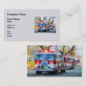 Brandweervliegtuigen - Brandstoflijn in de parade Visitekaartje (Voorkant / Achterkant)