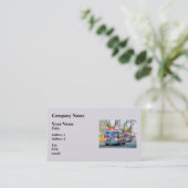 Brandweervliegtuigen - Brandstoflijn in de parade Visitekaartje (Staand voorkant)