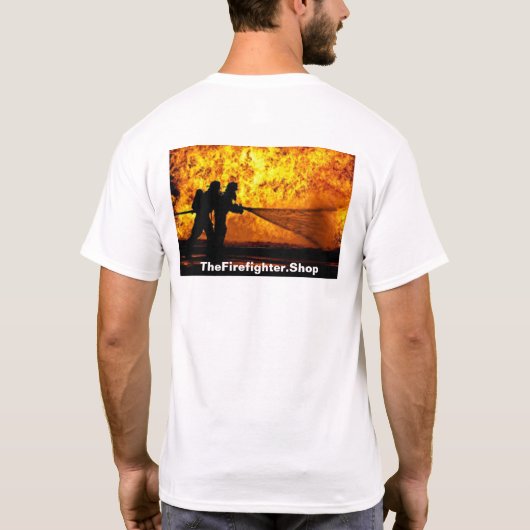 Brandweervliegtuigen T-shirt (Achterkant)