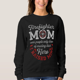 Brandweervrouw Mam Firewoman Proud Moms Moederdag Trui