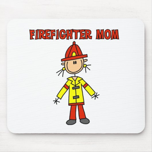 Brandweervrouw Muismat (Voorkant)