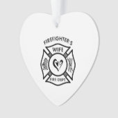 Brandweervrouw Ornament (voorkant)