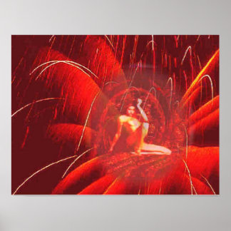 brandweervrouw poster